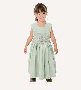 Vestido Dulce Linho Verde