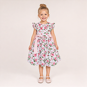 Vestido Aurora Rosas