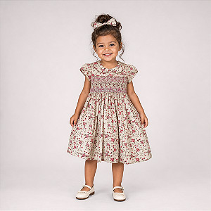 Vestido Maria Floral Rosa