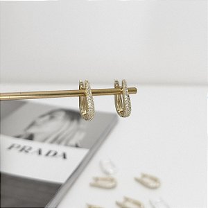 Brinco argola U em clicK