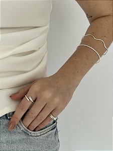 Bracelete Ondas liso