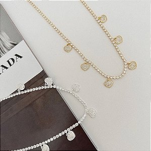 Choker Riviera Corações