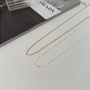 Colar chapinha de Corações 50cm
