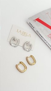 Argola click u com zircônias