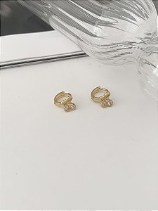 Mini argola de borboleta infantil
