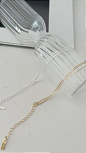 Pulseira tripla minimalista