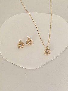 Conjunto gota luxo