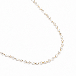 Choker mini pérolas