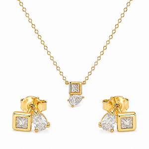 Conjunto delicado em zircônias com elos