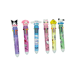 Caneta personagens - 10 cores