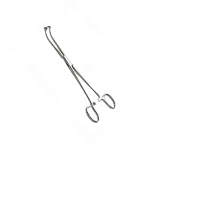 PINÇA ALLIS CURVA 5X6 DENTES 20CM