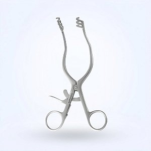 Afastador Weitlaner Curvo 20cm 3 X 4 Dentes