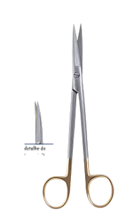 TESOURA SNOLDEN SERRILHADA CURVA