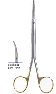 TESOURA BIFACETADA SERRILHADA