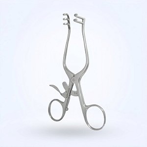 Afastador Weitlaner Curvo 13cm 2 X 3 Dentes