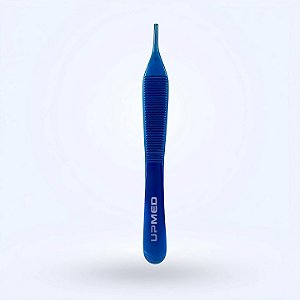 Pinça Adson Brown com Vídea Azul 12cm