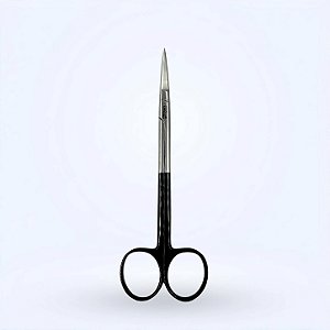 Tesoura Joseph Cabo Preto com Vídea Reta 16cm