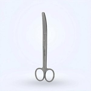 Tesoura Cirúrgica 15 CM Curva Romba Romba