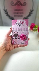 Cartão com  Mini Sabonete Outubro Rosa - 35 unidades