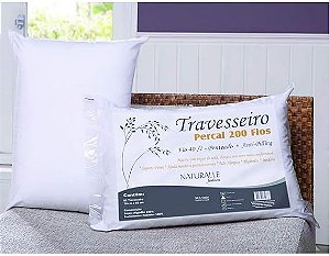 Travesseiro Sultan Naturalle Percal 050x070cm