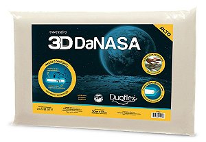 Travesseiro Viscoelástico 3D DaNasa Alto Duoflex 050x070cm