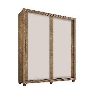 Guarda Roupa Lanza Zurique 2 Portas Correr 4 Gav C/ Pés