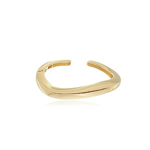 Bracelete liso banho ouro 18k