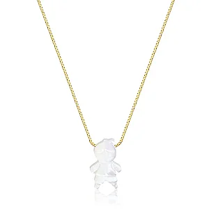 Colar filho madreperola banho ouro 18k