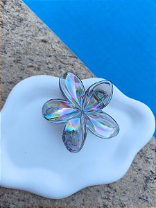Presilha para cabelo flor