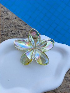 Presilha para cabelo flor