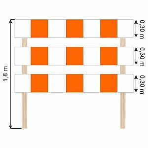 Cavalete barreira tipo 3 (III)