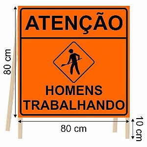 Cavalete de madeira atenção homens trabalhando