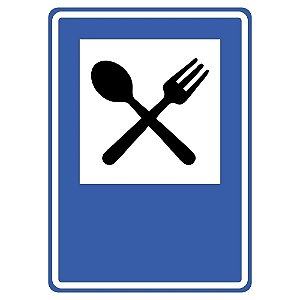 Placa de serviço auxiliar alimentação S-7
