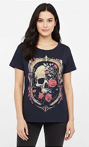 Camiseta RC Caveira c/ Rosas