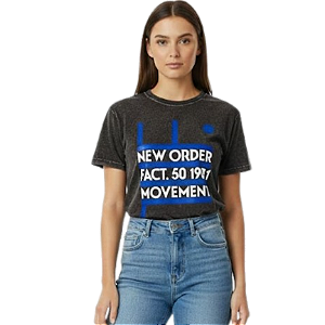 Camiseta LP Estonada Baby Look New Order