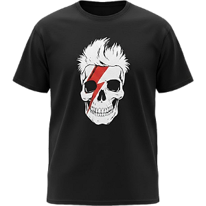 Camiseta David Bowie Skull