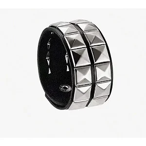 Pulseira c/ Pirâmide 2 Fileiras