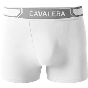 Cueca Cavalera Boxer Branca s/ Costura
