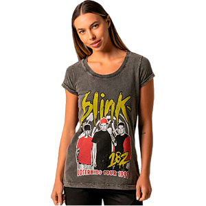 Camiseta LP Estonada Baby Look Blink 182