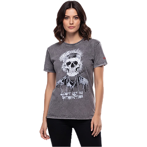 Camiseta LP Estonada Baby Look Keith Richards Skull