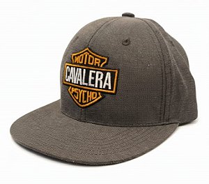 Boné Cavalera Motor Psycho Cinza