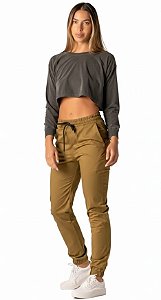 Calça Jogger Mostarda