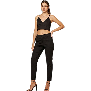 Calça Tailored Preta