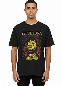 Camiseta LP Preta Sepultura
