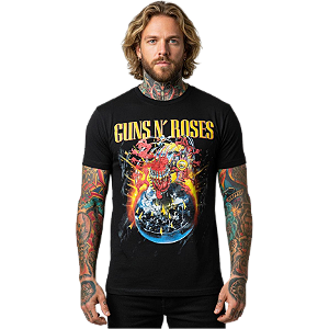 Camiseta Guns N' Roses Turnê