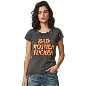 Camiseta LP Estonada Baby Look Bad Mother Fucker