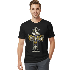 Camiseta LP Preta Guns N' Roses