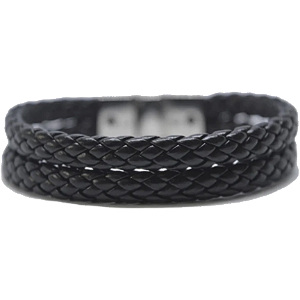 Pulseira Couro Dupla