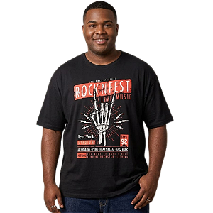 Camiseta Fest N Rock Plus Size