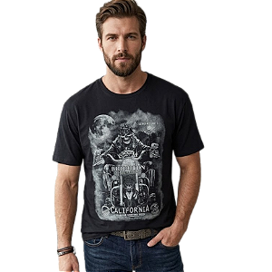 Camiseta RC California Skull Genuine